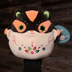 Squishmallow 8” Elvio the Sugar Glider Day of the Dead Plush Toy NWT